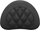 SADDLEMEN Sissy Bar Pad - Lattice Stitched - Black 051344