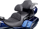 SADDLEMEN Lattice Stitched Tour-Pak Passenger Pad - GL H18-07-TPACK-LS