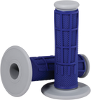 MOOSE OFFROAD Comp Diamond Half Waffle Grips - Blue 1MG2315-UEM