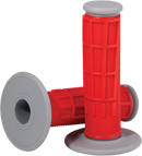 MOOSE OFFROAD Comp Diamond Half Waffle Grips - Red 1MG2315-REM