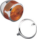 DRAG SPECIALTIES Turn Signal Lens Trim - Chrome 72182