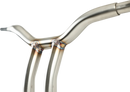 LA CHOPPERS Kage Fighter Welded Bent-Riser Handlebar - One Piece - 10" - Stainless Steel LA-7338-10SS
