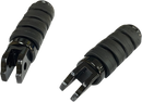 DRAG SPECIALTIES FML Soft-Ride Foot Pegs - Driver - Black - Softail P17-0343ISGB