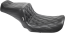 LE PERA Tailwhip Seat - Double Diamond - Black - FXD '99-'03 LN-581DD