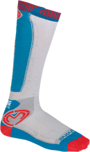 MOOSE OFFROAD Sahara Socks - Red/White/Blue - Small/Medium 3431-0601