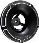ARLEN NESS Velocity Air Cleaner Cover - Beveled - Black 601-002