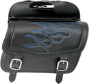 SADDLEMEN Flame Saddlebag - Blue - Medium 3501-0772