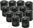S&S CYCLE Oil Filters - Black - 12-Pack 310-0241