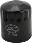 S&S CYCLE Oil Filter - Black 31-4103A