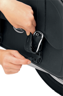 SADDLEMEN Large Desperado™ Sissy Bar Bag - Black 3503-0050
