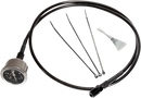 FEULING PARTS Remote Oil Pressure Gauge/Line Kit - Black - M8 9045