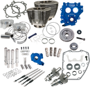 S&S CYCLE 100" Power Package - 585GE - Gear Drive - Wrinkle Black - Twin Cam 88 330-0665