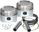 S&S CYCLE Piston Kit - For 89" Stroker Kits & Super Stock® Heads - 3.500" - +0.010" 92-2047