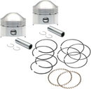 S&S CYCLE Piston Kit - Low Compression - 80" Stock Motor - +.030 106-5514