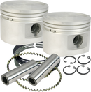 S&S CYCLE Piston Kit - For 80" Stock or S&S Heads - 3.500" - +0.010" 920-0026