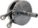 S&S CYCLE Flywheel Assembly - 4-3/8" - with Sprocket Bearing Race - 96"/103"/110" Twin Cam "B" '07-'16 320-0358