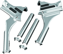 Kuryakyn Deluxe Neck Cover Kit for Harley Davidson Touring Models - Chrome Part 7866