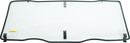 QuadBoss 11-14 Polaris Ranger 400 Rear Panel Windows - Durable Polycarbonate Cab Protection