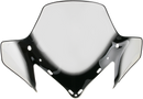 SNO STUFF Windshield for Yamaha 450-651-10 – 15-1/2 inch Smoke/Black with UVEX Butyrate Material