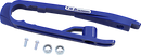 T.M. DESIGNWORKS Chain Slider for KTM, Husqvarna, Gas Gas – Blue (Part DCS-KT3-BUS)