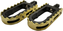 LA CHOPPERS BMX Foot Pegs - Black/Brass LA-7205-02B