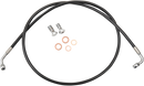 LA CHOPPERS Brake Line - Mini Ape Hanger Handlebars - Black LA-8310B08B