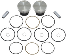 WISECO Tracker™ Series Piston Kit - 3.508" - 1340 cc 80 Cubic Inch - +0.010" - Evolution K0215P1