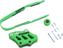T.M. Designworks Kawasaki Chain Guide and Slider Kit - Green KCP-K10-GR