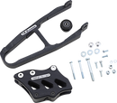 T.M. Designworks Chain Guide and Slider Kit for Yamaha - Model YCP-K08-BK, Black