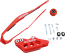 T.M. Designworks Chain Guide and Slider Kit for Honda - Red DCK-OR2-RD