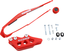T.M. Designworks Honda Dirt Cross Chain Guide and Slider Kit - Red DCK-OR3-RD