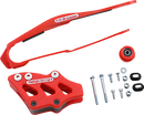 T.M. DESIGNWORKS Honda Chain Guide and Slider Kit – Red DCK-OR5-RD
