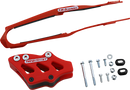 T.M. Designworks Chain Guide and Slider Kit for Honda - Red DCK-OR8-RD