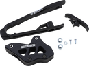 T.M. Designworks Chain Guide and Slider Kit for KTM and Husqvarna - Black DCK-KT3-BK