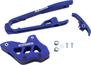 T.M. Designworks Chain Guide and Slider Kit for KTM, Husqvarna, Gas Gas - Blue DCK-KT4-BUS