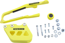 T.M. Designworks Suzuki Dirt Cross Chain Guide and Slider Kit - Yellow (Part SCP-OR2-YL)