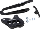 T.M. Designworks Chain Guide and Slider Kit for KTM and Husaberg - Black DCK-ORK-BK