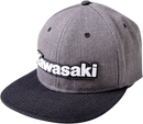 FACTORY EFFEX Kawasaki Bold Snapback Hat - Charcoal/Black 24-86100