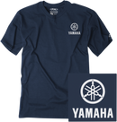 FACTORY EFFEX Yamaha Icon T-Shirt - Navy - Medium 24-87202