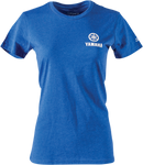FACTORY EFFEX Women's Yamaha Icon T-Shirt - Heather Royal Blue - Medium 24-87212