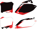 FACTORY EFFEX Graphic Number Plate - White/Red - CRF 24-64356