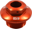 WORKS CONNECTION KTM 24-380 Steering Stem Nut - Orange