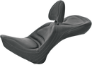 SADDLEMEN Seat - Explorer™ - With Backrest - Stitched - Black - FL/FX '00-'06 8152JS