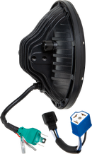 Led Headlight 7" 105w Black 5500/3000 Lumens