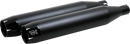 KHROME WERKS 3-1/2" Slip-On Mufflers - Black 202600