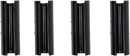 S&S CYCLE Pushrod Cover Keeper Set - Gloss Black - 2.500" - Twin Cam 930-0142