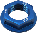 WORKS CONNECTION Yamaha 24-360 Steering Stem Nut - Blue