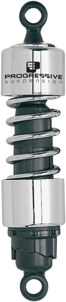 Progressive Suspension 412 Cruiser Series Shock Absorbers - 12 inch Chrome for Harley Davidson and Cruiser Bikes