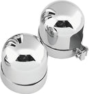 Bikers Choice 52-64 K XL 58-64 FL & Custom Chrome Shock Top Covers (Part No. 490840)