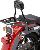 COBRA Backrest Kit - 14-Inch Black Softail 602-2001B by COBRA